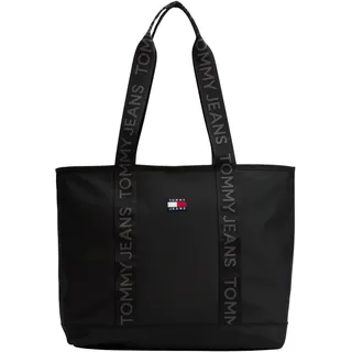 Tommy Jeans Damen Tote Bag Tasche Daily Mittelgroß, Schwarz (Black), Einheitsgröße