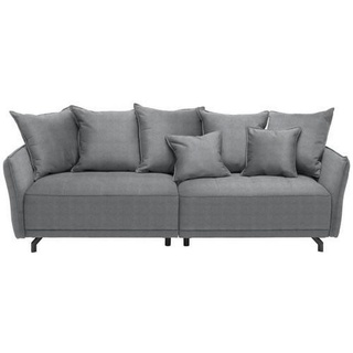 Carryhome Bigsofa , Grau , Textil , Uni , Füllung: Silikon,Silikon , 226x91x103 cm , Stoffauswahl , Wohnzimmer, Sofas & Couches, Sofas, Textilsofas