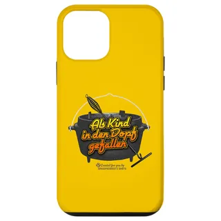 Hülle für iPhone 12 mini Dutch Oven In den Dopf gefallen witziger Spruch