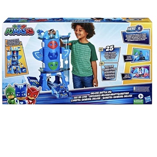 PJ Masks Großes Helden-Hauptquartier, Vorschulspielzeug, Hauptquartier-Spielset mit 2 Action-Figuren, Fahrzeug, für Kids ab 3