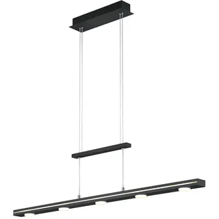 Trio Lacal 7-flg. 100 cm rund schwarz matt