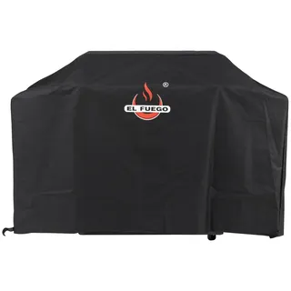El Fuego Grillabdeckung 161,5 x 110 cm Polyester schwarz