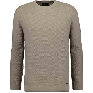 Rundhalspullover RAGMAN, Herren, Gr. 56, beige (hellbeige, 220), Strick, 83% Baumwolle 17% Polyamid, ohne Ausschnitt, Pullover Rundhalspullover