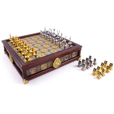 Bild von Quidditch Chess Set Silver & Gold Plated