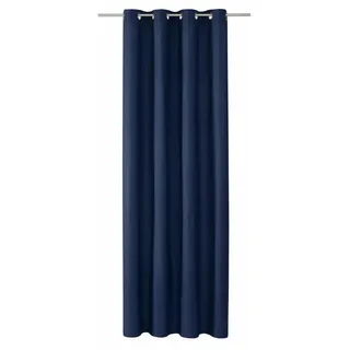 Tom Tailor Dove Vorhang Ösen 135x245 cm dunkelblau