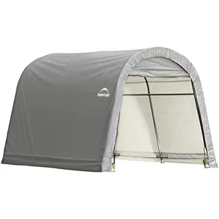 ShelterLogic Foliengerätehaus 9 m2 300 cm x 300 cm Grau