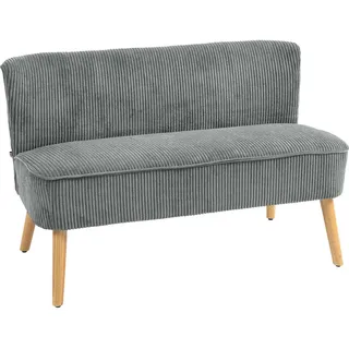 Homcom 2 Sitzer Couch für Wohnzimmer, 117 x 56,5 x 77 cm