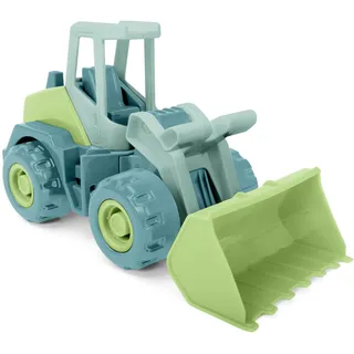 Wader Eco Replay Tech Truck Schaufellader mit stabilen Stahlachsen, ca. 27 cm großer Bagger aus recyceltem Kunststoff, ab 1 Jahr