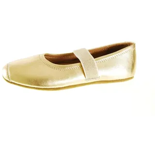 Bisgaard Ballet Geschlossene Ballerinas, Gold, 27 EU