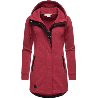 Ragwear Letty Intl.«, Sportliche Kapuzenjacke mit Kunstleder-Elementen, rosa