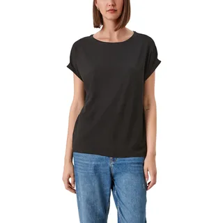 s.Oliver Damen 2106806 T-Shirt, 9999 schwarz, L