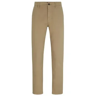 Boss 10242156 Tapered Fit Chinohose - Light / Pastel Brown - 33 - 30