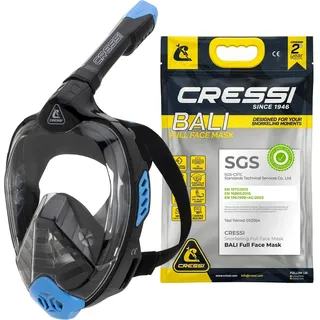 Cressi Bali Vollgesichtsmaske, Schnorchelmaske Erwachsene, L-XL