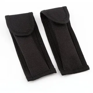 Oxfordstof-set van 2 beschermhoesjes voor messen, opvouwbaar, waterbestendig, buitengebruik, voor kleine messen