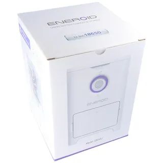 ENEROID Ladegerät für 18650 Li-Ion-Akkus, 2-in-1-Lader - Weiß