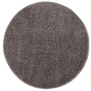 Carpet City »Pulpy 100« rund 30 mm Höhe besonders weich, mit Fransen, Uni Farben,