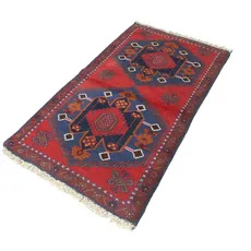 morgenland Wollteppich »Belutsch Teppich handgeknüpft rot«, rechteckig, handgeknüpft, rot