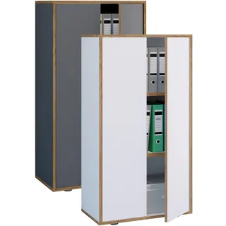 VCM Salia Aktenschrank 60 x 110 x 33 cm schwarz