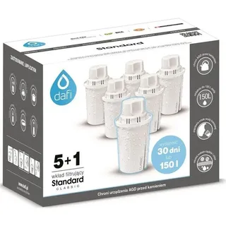 DAFI Classic Wasserfilterpatrone weiß 6 Einheiten