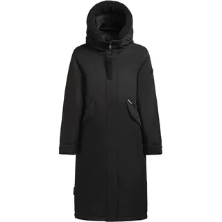 Wintermantel KHUJO "Wintermantel Agneta-YM", Damen, Gr. XS, schwarz, Obermaterial: 100% Polyester PES.  Obermaterial: Futter: 100% Nylon NY. 100% Polyester PES., Mäntel Wintermantel