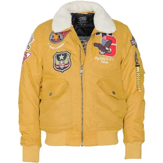 TOP GUN Bomberjacke »Bomberjacke TG23002«, gelb