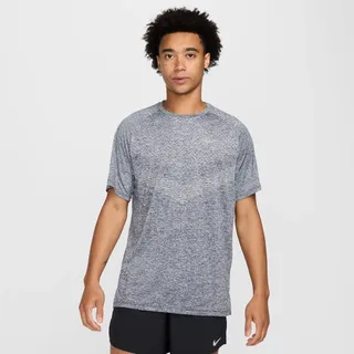 Nike Stride Dri-FIT ADV kurzarm Laufshirt Herren 437 thunder blue/htr/reflective silv L