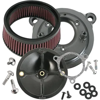 S+s Cycle Harley Davidson 170-0061 Luftfilter - Black - One Size