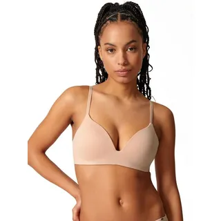 SKINY Schalen-BH Triangel Schalen BH ohne Bügel Classicotton (Stück, 1-tlg) Schalen Cups, ohne Bügel, elegant, mit Baumwolle beige 70