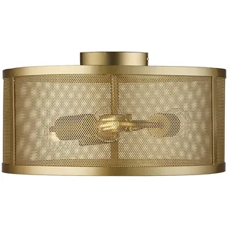 Deckenleuchte Industrial-Nordic Network Stahl Gold 3 Lichter E27