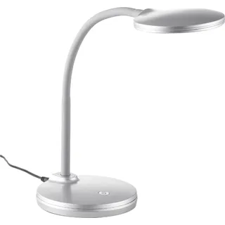 GLOBO Lighting Tischleuchte CARMEN DH 13.20x32 cm silber Tischlampe - Silber