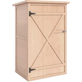 Outsunny Geräteschrank 1 x 1 m Beige
