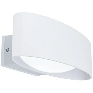 EGLO Außenleuchte Aluminium Kunststoff 8x14x27 cm 1 Stück weiß