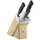Vier Sterne Messerblock 4-tlg. Beige