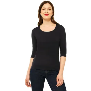 Street One Damen Style Pania T-Shirt, Schwarz Neu, 34