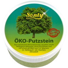 Sonty 1 Stück ÖKO Putzstein 400g, Putzpaste, Universalreiniger, Reinigungsstein