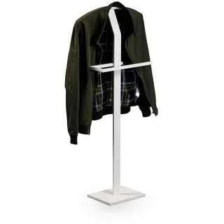 M2 Kollektion Herrendiener Lukas 45 x 111 x 21 cm Weiß
