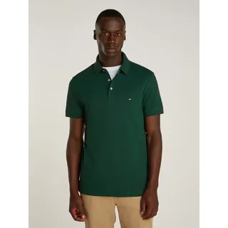 Tommy Hilfiger 1985 Slim Polo Kurzarm Poloshirts Herren, Grün (Ornamental Green), 3XL