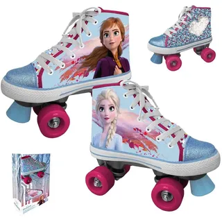 Disney Frozen II Rollschuhe mit Pailletten Drehgelenk, Mehrfarbig, 35-36