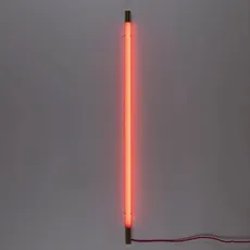 Bild Linea Gold LED-Wandlampe, rot