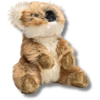 LA PELUCHERIE - Plüschtier Koala Felice, 30 cm, Braun – Handgenäht – französische Marke