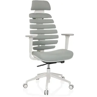 HJH Office Ergo LINE Kunstleder Hellgrau