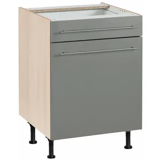 OPTIFIT Unterschrank Bern 60 x 58,4 x 87 cm Grau
