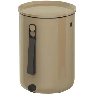 Skaza Exceeding Expectations Skaza Bokashi Organko 2 | Biomülleimer Küche 9,6 Liter – Komposteimer für Küchenabfälle – mit 1 Kg EM Fermentieren Aktivator (Cappuccino)