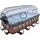 EXIT Wood Pool Braun 400 x 200 x 100 cm inkl. Sandfilteranlage, Abdeckplane, Poolleiter, Reparaturset