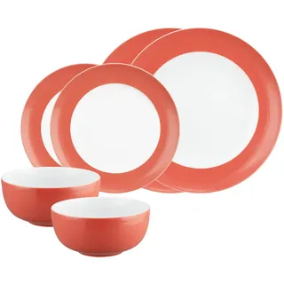 SELTMANN WEIDEN Liberty Pure Colors Kombiservice 6-tlg. Flamingo Red