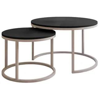 lookway CIRI Schwarz Matt Rund 2in1