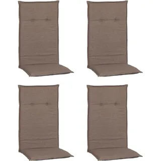 Beo Hochlehner-Sitzkissen MM16 Karomuster Taupe 4er-Set
