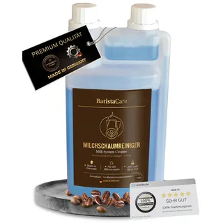 BaristaCare Milchschaumreiniger 1000ml – Konzentrat für Kaffeevollautomat, Siebträger, Milchaufschäumer & Sahnespender – biologisch abbaubar, materialschonend – Made in Germany