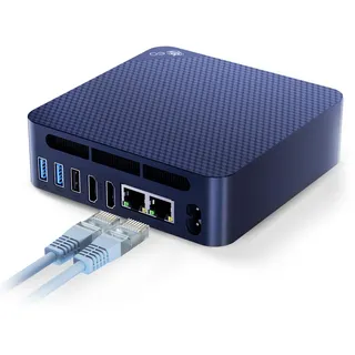 Beelink Mini PC EQ14, Intel Twin Lake-N150 Prozessor (bis zu 3.6GHz), 16GB DDR4 1TB M.2 SSD Office Mini Computer Windows 11 Home, Dual Gigabit Ethernet/Dual HDMI/WiFi 6/BT5.2