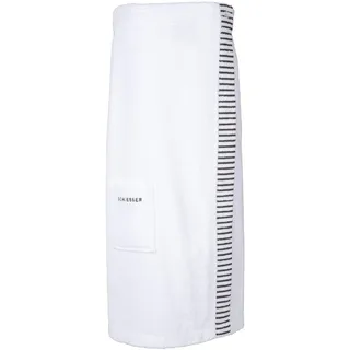 Schiesser Saunakilt Rom Damen - Plus Size - 46-52 - Weiß